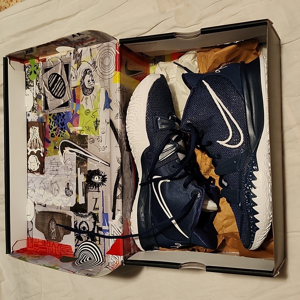 Nike 7 TB Midnight Navy/White Sz10.5 - Picture 7 of 7